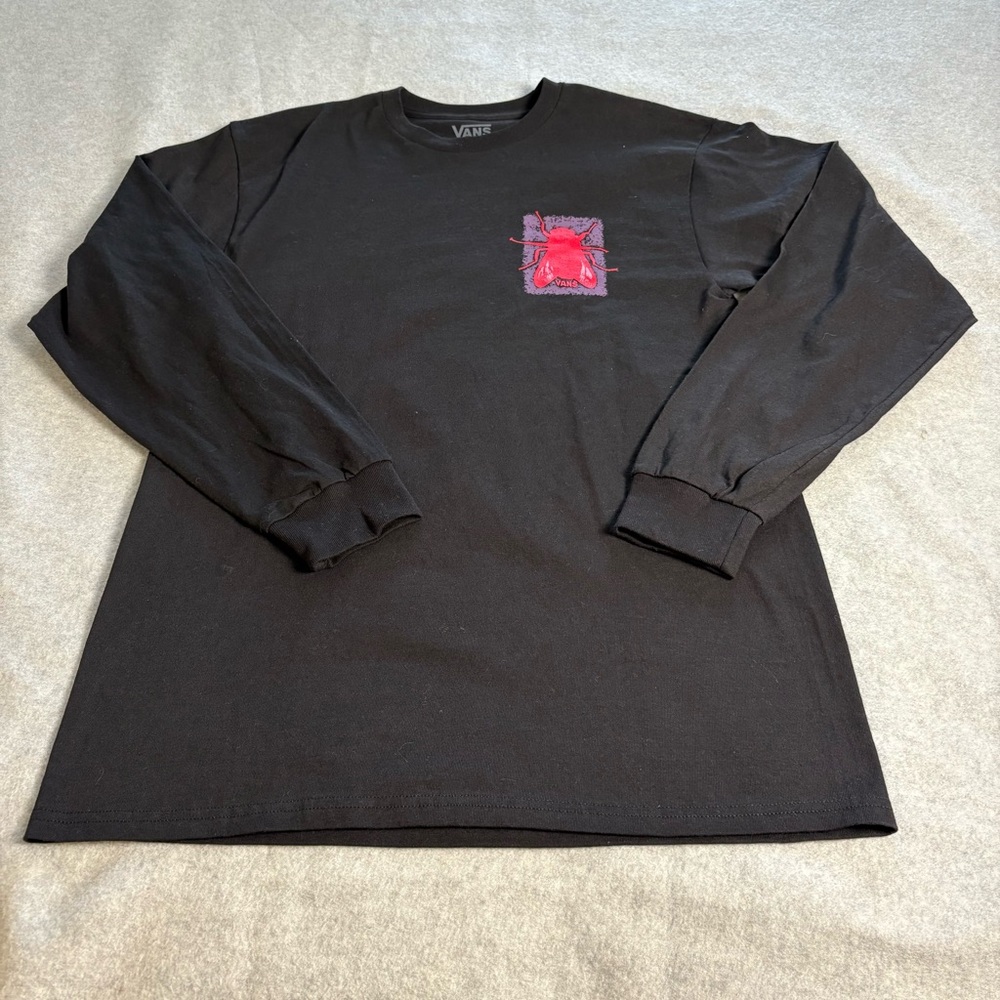 Vans Megafly Graphic Black Men’s Long Sleeve Size XL
